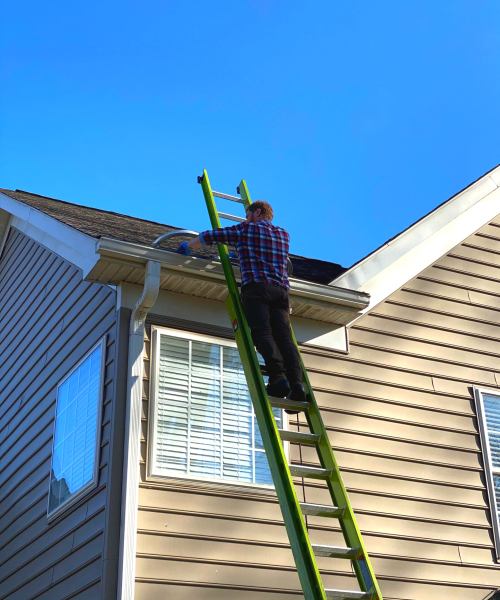 gutter leak repair